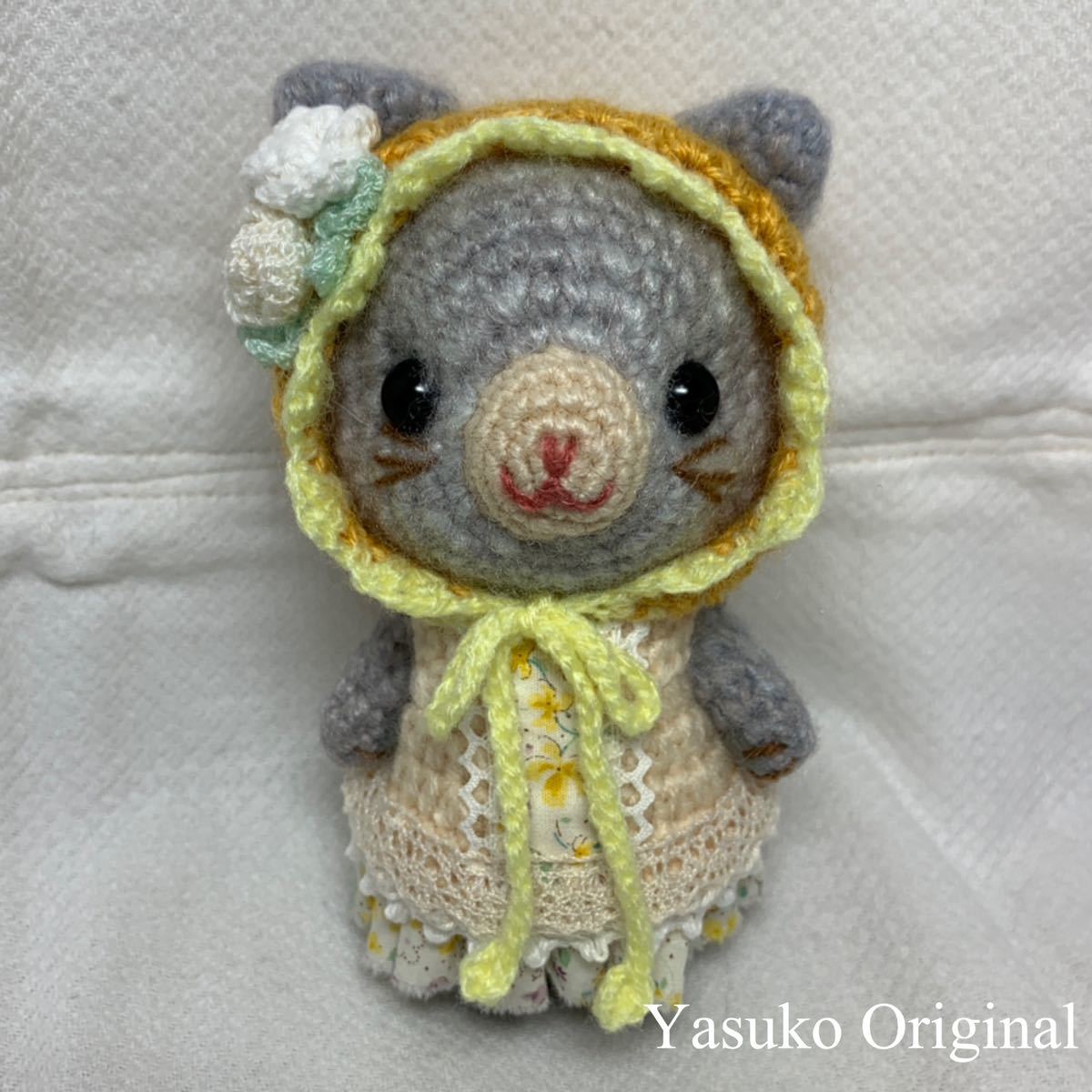 Yasuko's Amigurumi Shop◆Cat Amigurumi No.3963◆Cat◆Amigurumi◆Handmade◆Hand-knitted, toy, game, stuffed toy, Amigurumi