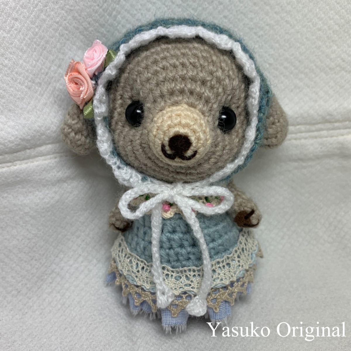 Yasuko's Amigurumi Shop ◆ Chien n° 3964 ◆ Chien ◆ Amigurumi ◆ Fait main ◆ Tricoté à la main, jouet, jeu, jouet en peluche, Amigurumi