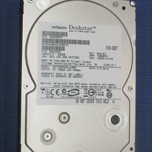 [200]【送料込】SATAハードディスク3.5inch 320GB 日立HDT725032VLA360 正常作動品