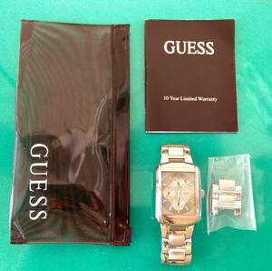 【中古】■動作未確認■GUESS STEEL G95344G　腕時計■時計　ブランド■