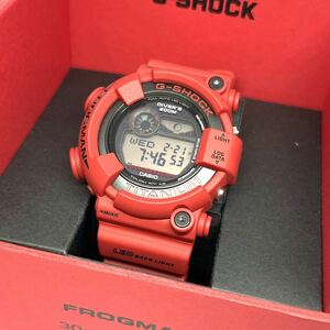 1円から　CASIO G-SHOCK FROGMAN フロッグマン GW-8230NT-4JR ソーラー電波　30周年記念モデル