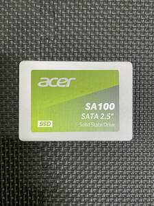 【3】開封商品 新品未使用 エイサー Acer SA100-240GB 3D NAND SATA 2.5インチSSD 最大読み取り速度560MB/s最大書き込み速度500MB/s