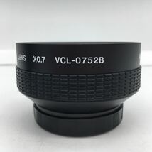 SONY ソニー ワイド コンバージョン レンズ WIDE CONVERSION LENS VCL-0752B X0.7 キャリングポーチ付 動作未確認 現状品_画像4