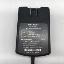 シャープ SHARP MD ポータブル レコーダー MD-M25-B バッテリー・専用ACアダプター付属 現状品 再生動作確認済_画像10