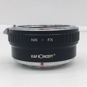 K&F Concept ケーアンド エフ コンセプト レンズアダプター マウントアダプター NIK-FX(ニコンFマウント→富士Xマウント変換用) 動作未確認