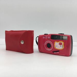 ハローキティ HELLO KITTY f=35mm フィルム カメラ キティちゃん サンリオ 専用カバー付属 動作未確認 現状品