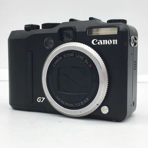 Canon キャノン PowerShot G7 パワーショット ブラック 黒 コンパクト デジタル カメラ コンデジ バッテリー無し 動作未確認