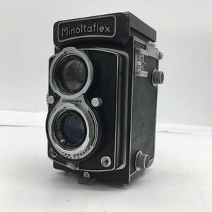 Minoltaflex VIEW-ROKKOR 1:3.2 f=75mm / ROKKOR 1:3.5 f=75mm 二眼レフ カメラ ミノルタ 動作未確認 現状品 