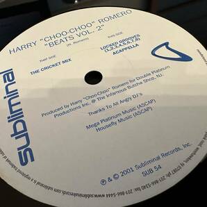 12”★Harry Choo-Choo Romero / Beats Vol. 2 / ハウス・ビート集！の画像3