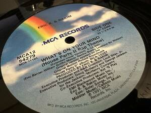 12”★Eric B. & Rakim / What's On Your Mind (House Party II Rap Theme) / クラシック！