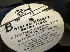 12”★Stereo Killerz / Boogie Freak / ファンキー・テック・ハウス！