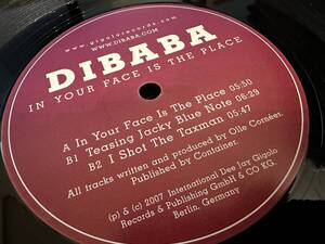 12”★Dibaba / In Your Face Is The Place / エレクトロ・テック・ハウス！！