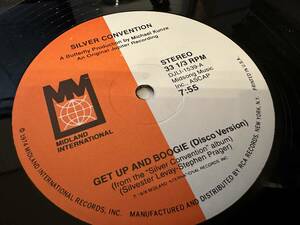 12”★Silver Convention / Get Up And Boogie / San Francisco Hustle / ユーロ・ダンス・クラシック！