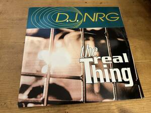 12”★D.J. NRG / The Real Thing / ユーロビート！