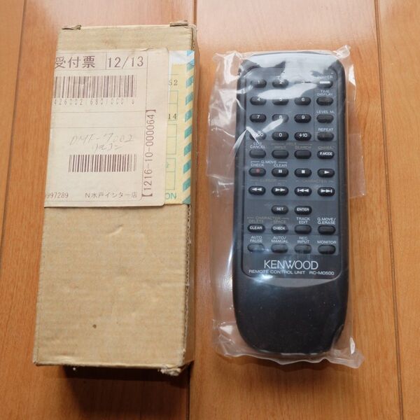 新品未使用 KENWOOD ケンウッド リモコン RC-M0500 DMF-7002用 Remote Controller