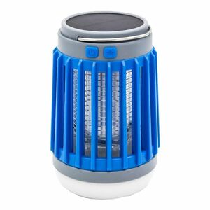  mosquito repellent vessel LED lantern insecticide vessel blue flashlight UV ultra-violet rays light insecticide machine solar charge hanging lowering camp disaster prevention outdoor SOLASATYU-BL