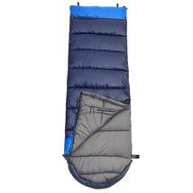 寝袋 シュラフ ブルー コンパクト 手伸ばし 右開きタイプ 封筒型 1.05kg 220cm 1人用 丸洗い 連結可能 収納 TENOBASHE-BL-MI_画像7
