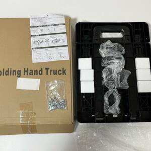 【未使用】SOLEJAZZ LM1945 台車 折りたたみ式 軽量 静音 耐荷重200KG 伸縮荷台 コンパクト 女性向き 固定ロープ付き 家庭・業務用 運搬