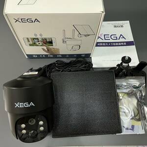 【美品・通電確認済】XEGA LM1959 防犯カメラ ソーラー 農場 建設現場 別荘 倉庫 