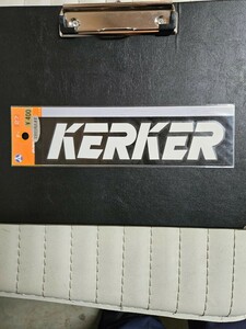 カーカー KERKER マフラー　ゼファー カーカーステッカー　KERKERステッカー　当時物　ステッカー　ZRX　CB 　旧車　ビンテージ