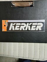 カーカー KERKER マフラー　ゼファー カーカーステッカー　KERKERステッカー　当時物　ステッカー　ZRX　CB 　旧車　ビンテージ_画像1