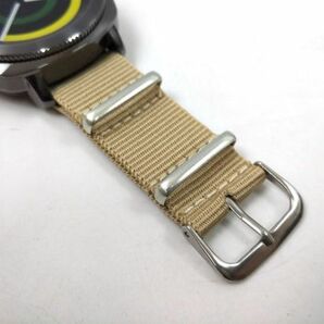 natoタイプ ナイロン製ミリタリーストラップ 腕時計布ベルト ベージュ 18mmの画像6