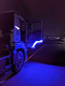  for truck 24V T10 socket attaching LED tape blue 100cm