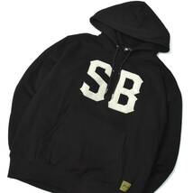 未使用 Subciety サブサエティ ヘビーオンス SB パーカー L ブラック 裏起毛 オーバーサイズ_画像1