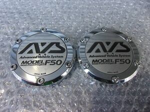 ★未使用!★YOKOHAMA ヨコハマ AVS MODEL F50 ホイールキャップ センターキャップ 2個 外径約78mm 厚み約10mm / R2-1558