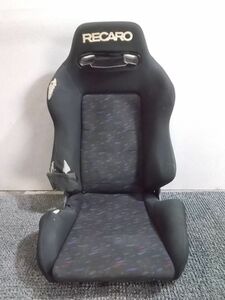 ★激安!★RECARO レカロ SR3 セミバケット セミバケ シート 底6点止め 両側三角ダイヤル ルマンカラー ブラック / 2R2-741