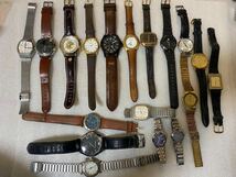 SEIKO 、GOLD PFEIL 、COACH 、burberrys、CITIZEN 腕時計 色々まとめ18個中古品ジャンク現状品_画像1