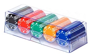 【新品未使用】カジノチップ ポーカーチップ 100枚 セット＆麻雀　スコア記録紙（50枚綴り）２冊