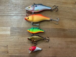 FSA-00520-47 RAPALA ラパラ RATTLIN ラトリンラパラ FAT RAP 3 ファットラップ3 5点