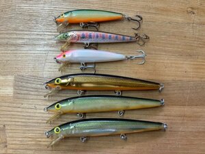 FSA-00512-47 RAPALA ラパラ フローティングミノー ハスキージャーク 等 6点