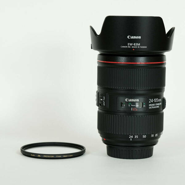 [極美品｜高級フィルター付] Canon EF24-105mm F4L IS II USM / キヤノンEFマウント / フルサイズ