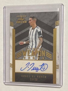 2022 Leaf Ultimate Soccer Autograph Angel Di Maria /20 アンヘル・ディ・マリア 直筆サインカード