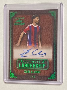 2022 Leaf Ultimate Soccer Autograph Xabi Alonso /8 シャビ・アロンソ 直筆サインカード