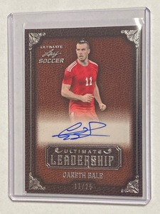 2022 Leaf Ultimate Soccer Autograph Gareth Bale 11/25 ガレス・ベイル 直筆サインカード