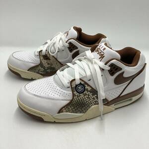 【28cm】 Stussy Nike Air Flight 89 Low SP White Pecan ステューシー ナイキ エアフライト ホワイト ピーカン 箱無し (FD6475-100) F316