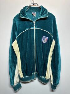 【M】1980's VINTAGE Levi's velours track jacket LA Olympic 80年代 ビンテージ リーバイス ベロア ジャージ ロス オリンピック F293