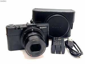 ★通電OK◎ SONY ソニー Cyber-shot RX100II DSC-RX100M2 サイバーショット コンパクト デジタルカメラ 現状品 ACアダプター ケース8569M15