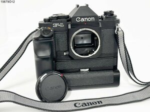 ★シャッターOK◎ Canon キャノン NEW F-1 AE MOTOR DRIVE FN 一眼レフ フィルムカメラ ボディ モータードライブ 15679O12-9