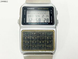 ★稼働品◎ CASIO カシオ DATA BANK データバンク TELEMEMO & SCHEDULE DBC-610 クォーツ デジタル メンズ 腕時計 2999H12-17