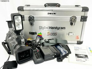 ★通電OK◎ SONY ソニー ハンディカム DCR-VX1000 デジタル ビデオカメラ レコーダー バッテリー 説明書 ハードケース付 15856O15.