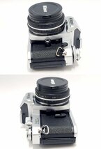 ★美品★ シャッターOK◎ Nikon FM3A NIKKOR 45mm 1:2.8P ニコン 一眼レフ フィルムカメラ シルバーボディ レンズ フード 8573M15._画像4