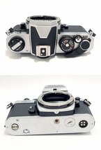 ★シャッターOK◎ Nikon FM2N NIKKOR 50mm 1:1.8 ニコン 一眼レフ フィルムカメラ シルバーボディ レンズ 8575M15._画像4