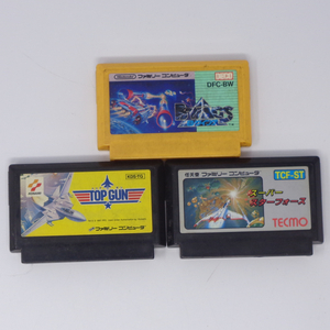 3本セット Bウイング、トップガン、スーパースターフォース 動作確認済み /ゲーム/ファミコン[Free Shipping]