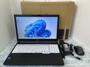 【超美品】富士通 LIFEBOOK A5511/HX［Intel Core i5-1135G7/メモリ8GB/SSD512GB/DVD/顔認証/Win11 Pro/15.6型］送料無料■N6J617