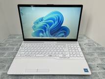 【中古美品】富士通 LIFEBOOK AH40/F［Intel Celeron 6305/メモリ8GB/SSD256GB/DVD/Win11/15.6型］2022年11月発表モデル 送料無料■N6J628_画像2