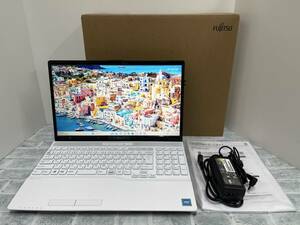 【超美品】富士通 LIFEBOOK AH40/F［Intel Celeron 6305/メモリ8GB/SSD256GB/DVD/Win11/15.6型］2022年11月発表モデル 送料無料■N6J632